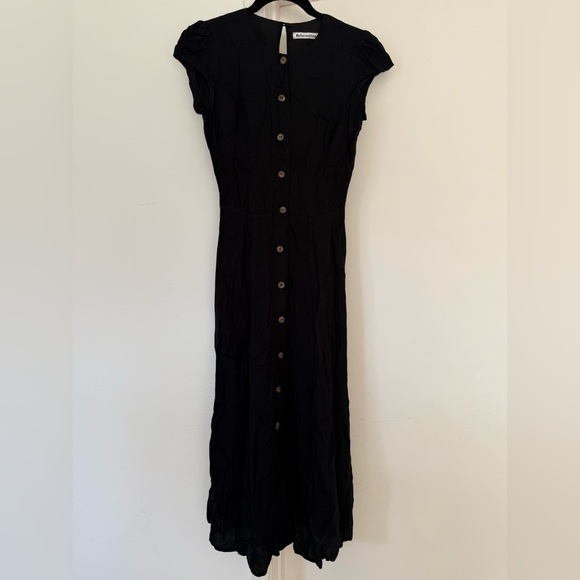Women’s Reformation Black Maxi Button Up Dress - Picture 2 of 12